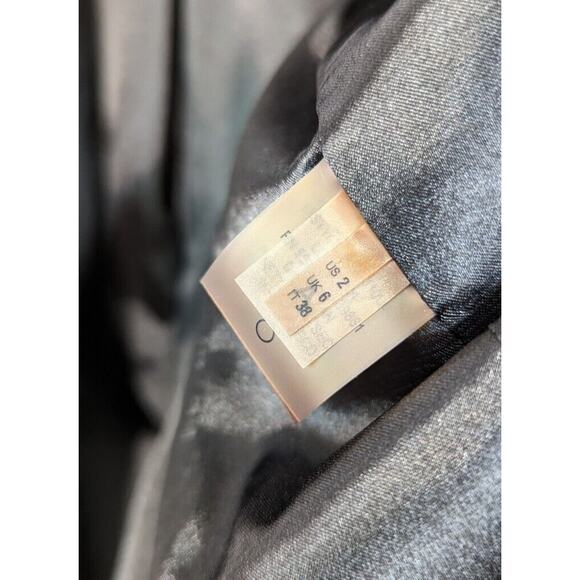 Elie Tahari Blazer Women 2 XS Wool Black 3 Button Suit Jacket Business Office - Picture 3 of 15